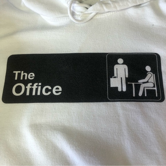 THE Office White Hoodie Unisex Size Small - Picture 4 of 11